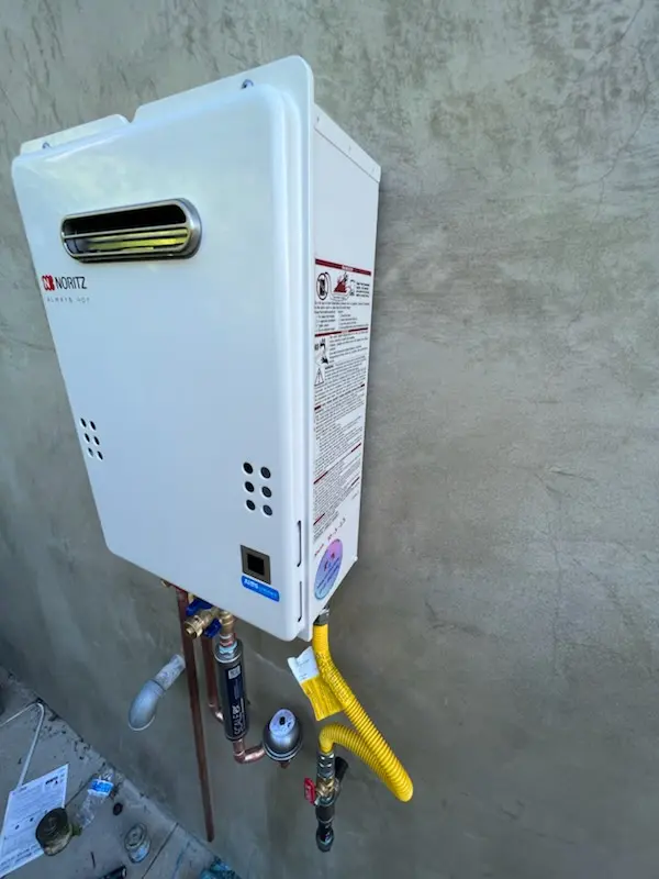 Tankless water heater installation for Tontitown homes